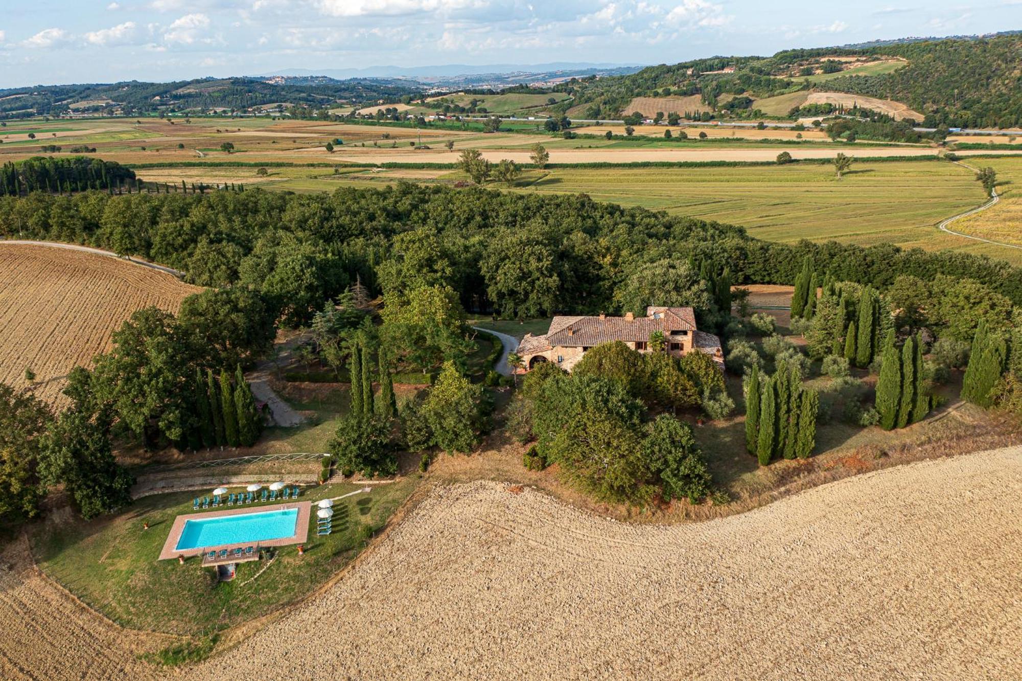 Villa Palazzo Bello Con Piscina E Ac - Cetona Exterior foto