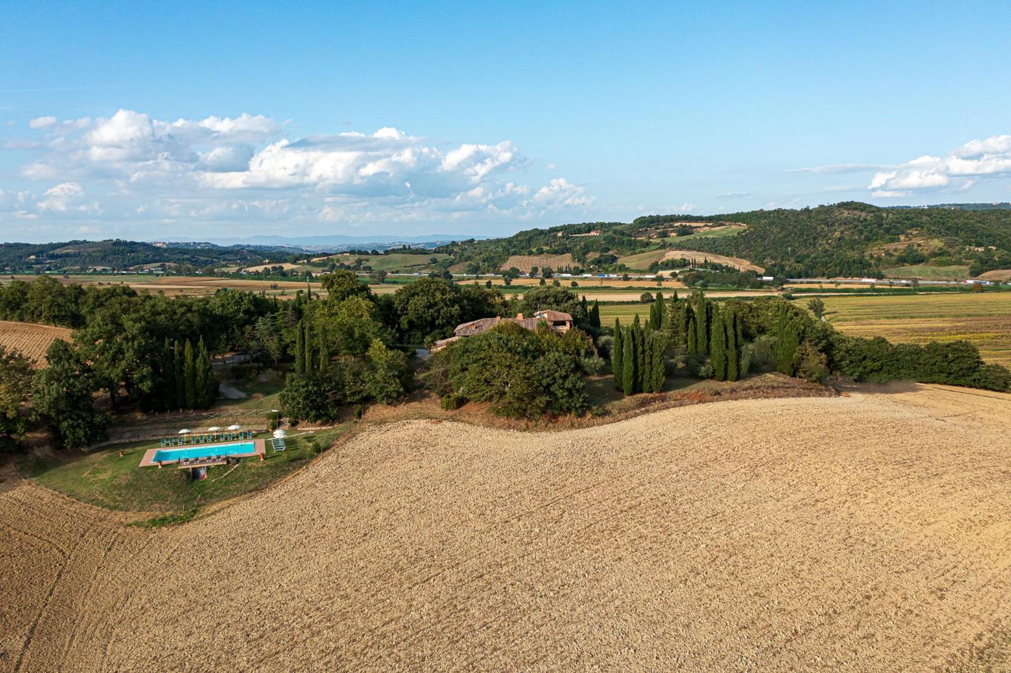 Villa Palazzo Bello Con Piscina E Ac - Cetona Exterior foto