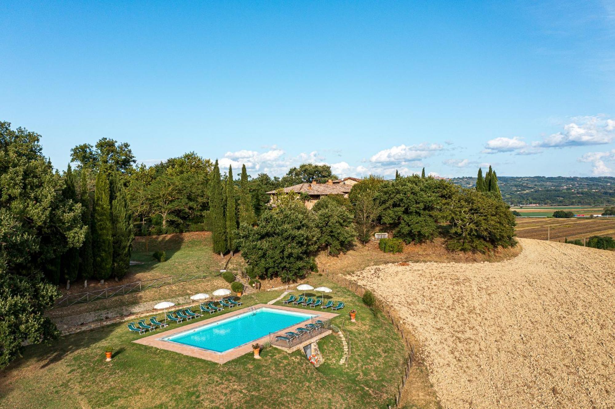 Villa Palazzo Bello Con Piscina E Ac - Cetona Exterior foto